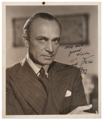 Lot #5408 Conrad Veidt Signed Photograph