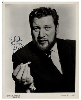 Lot #5407 Peter Ustinov Signed Photograph