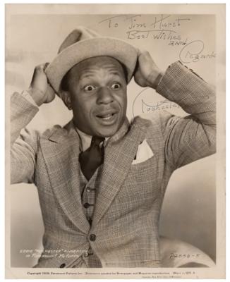 Lot #5121 Eddie 'Rochester' Anderson Signed Photograph