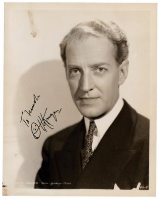 Lot #5281 Otto Kruger Signed Photograph - Image 1