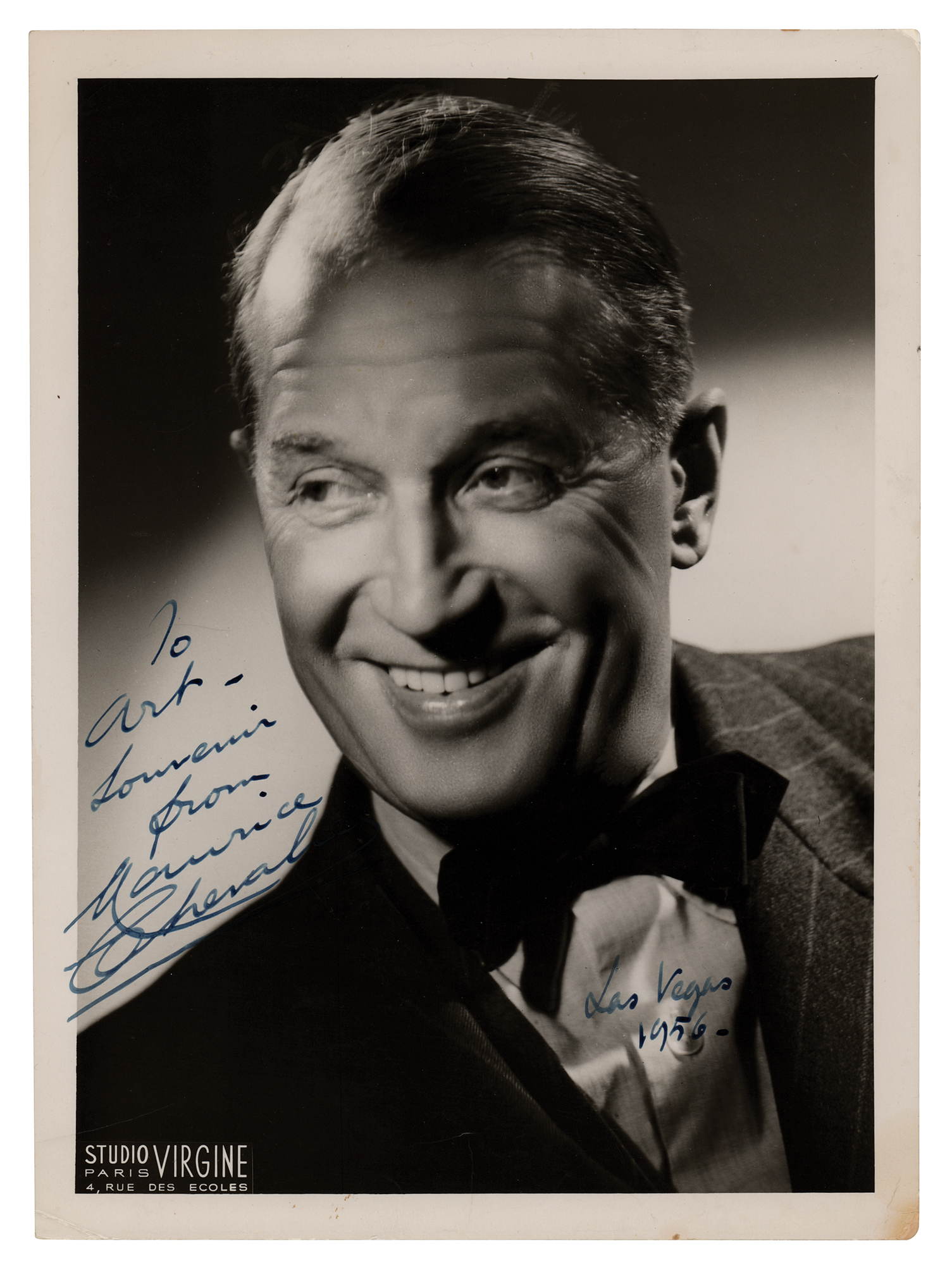 Maurice Chevalier Signed Photograph View Realized Prices Rr Auction