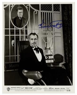 Lot #5470 Vincent Price Signed Photograph