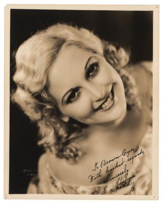 Lot #5119 Thelma Todd Signed Photograph