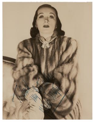 Lot #5328 Pola Negri Signed Photograph