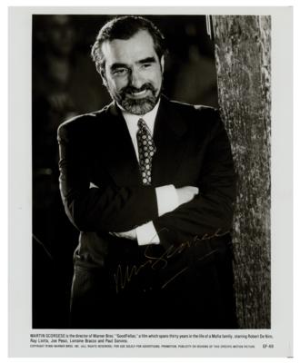 Lot #5093 Martin Scorsese Signed Photograph