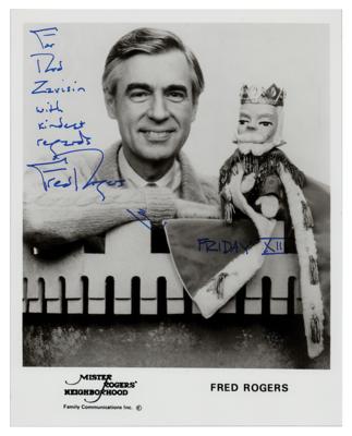 Lot #5566 Fred Rogers Signed Photograph - Image 1
