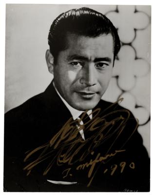 Lot #5506 Toshiro Mifune Signed Photograph - Image 1