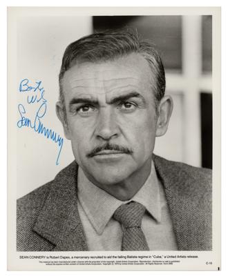 Lot #5483 Sean Connery Signed Photograph