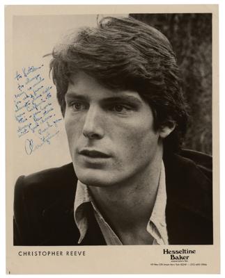 Lot #5521 Christopher Reeve Signed Photograph
