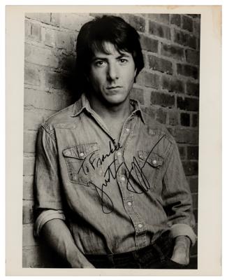 Lot #5498 Dustin Hoffman Signed Photograph