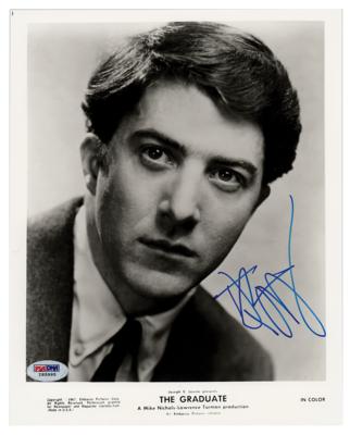 Lot #5499 Dustin Hoffman Signed Photograph