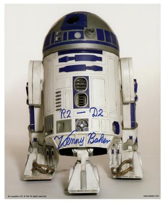 Lot #5581 Star Wars: Kenny Baker Signed Photograph - Image 1
