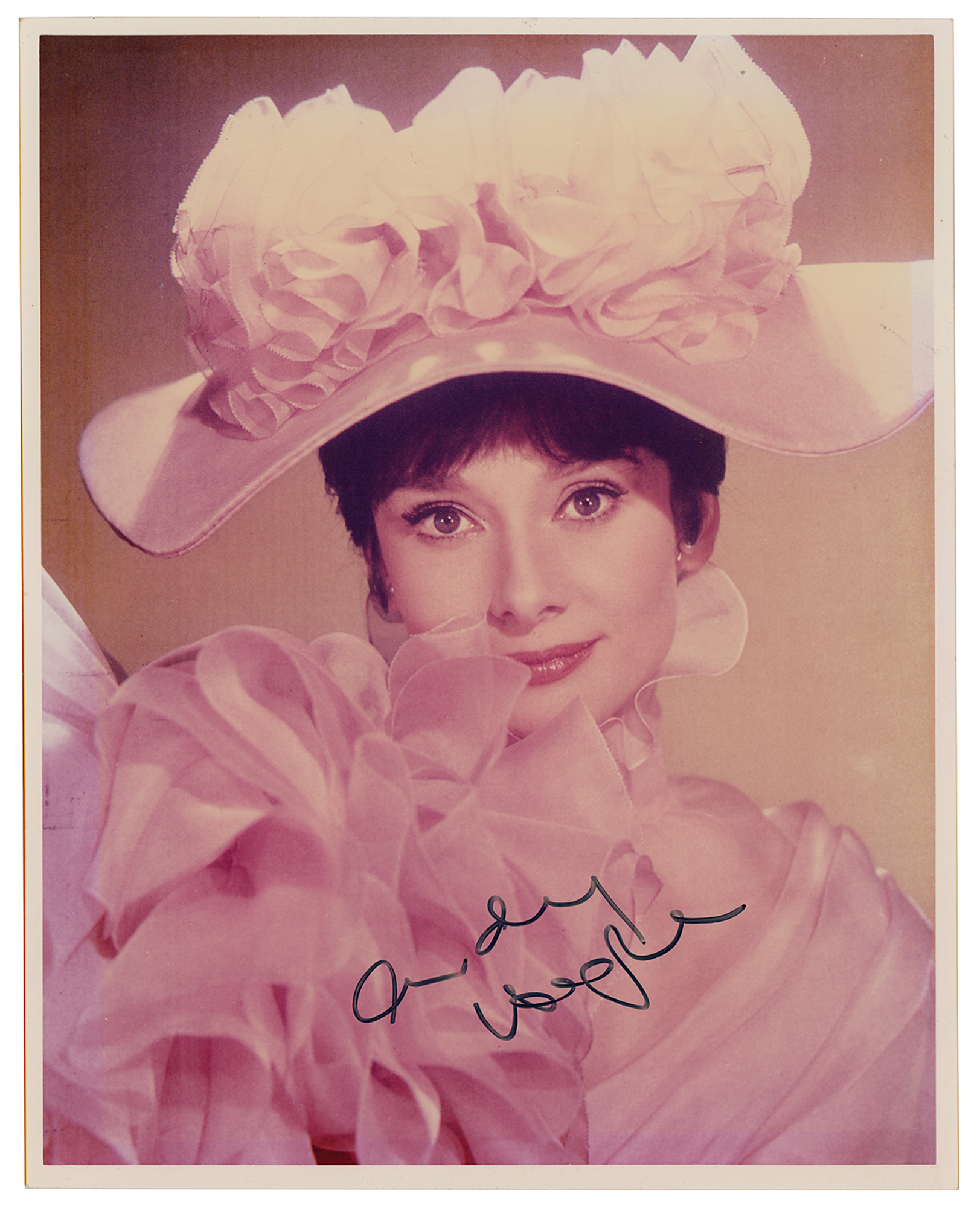 Lot #5019 Audrey Hepburn Signed Photograph