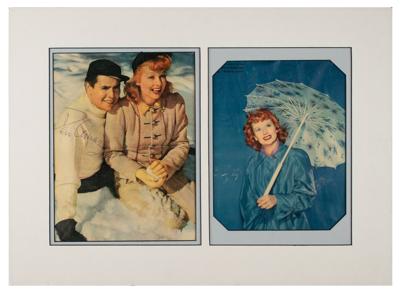 Lot #5541 Lucille Ball and Desi Arnaz Signed Photographs