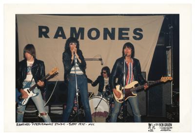 The Ramones On Stage Poster 23 X 33 