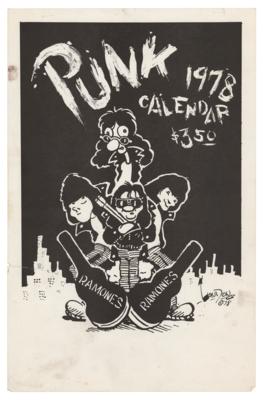 Lot #9002 Punk Magazine 1978 Calendar