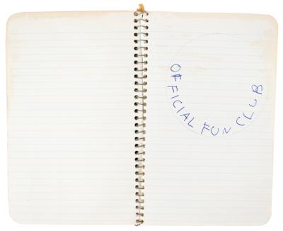 Lot #9015 Arturo Vega's 1978-1980 Loft Notebook with Handwritten Lyrics by Joey Ramone - Image 6