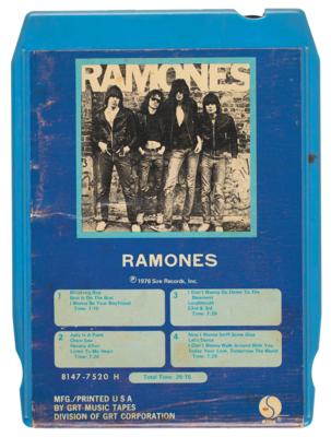 Lot #9021 Ramones Signed 8-track Tape - Image 2