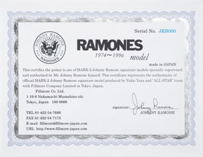 Lot #9013 Johnny Ramone's Mark-2 (JRB000) Signature Model Guitar - Image 7