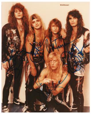 Lot #852 Warrant Signed Photograph - Image 1