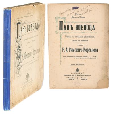 Lot #706 Nikolai Rimsky-Korsakov Signed Sheet Music - Image 1