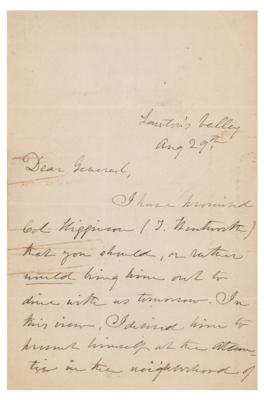 Lot #682 Julia Ward Howe Autograph Letter Signed - Image 1