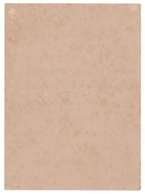 Lot #650 Anton Chekhov Handwritten Envelope Panel - Image 4