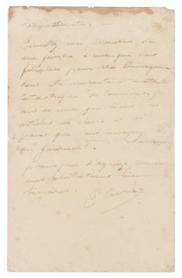 Lot #140 Pierre Curie Autograph Letter Signed - Image 2
