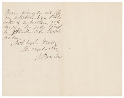 Lot #151 Ivan Pavlov Autograph Letter Signed - Image 2