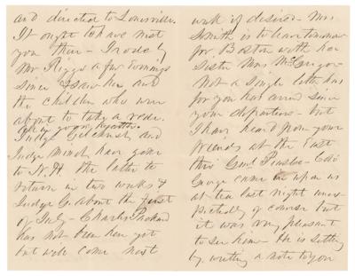 Lot #79 Franklin Pierce Autograph Letter Signed as President - Image 2
