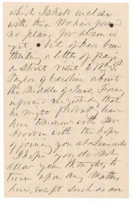 Lot #79 Franklin Pierce Autograph Letter Signed as President - Image 3