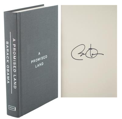 Lot #76 Barack Obama Signed Book