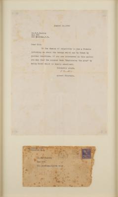 Lot #147 Albert Einstein Typed Letter Signed - Image 2