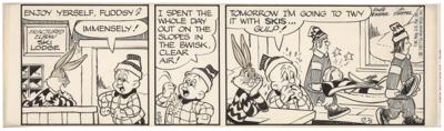 Lot #643 Bugs Bunny comic strip by Ralph Heimdahl and Al Stofel - Image 1