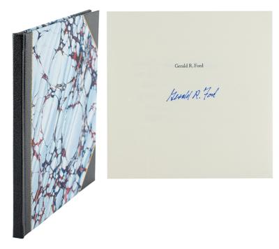 Lot #44 Gerald Ford Signed Book - Image 1