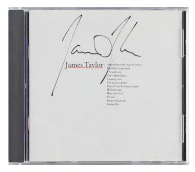 Lot #850 James Taylor Signed CD