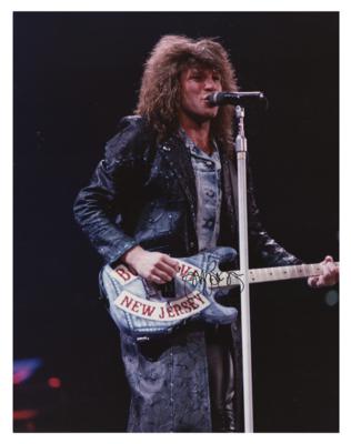 Lot #813 Jon Bon Jovi Signed Photograph - Image 1
