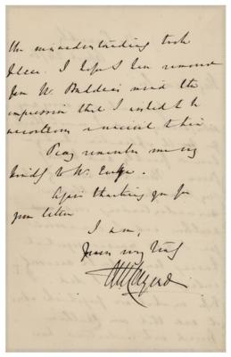 Lot #339 Austen Henry Layard Autograph Letter Signed - Image 2