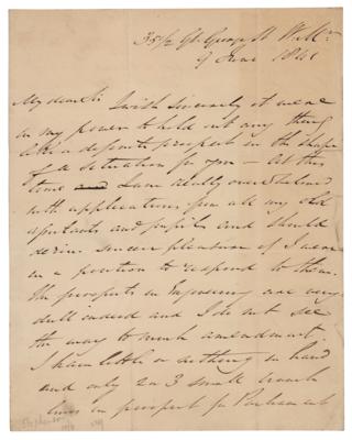 Lot #404 Robert Stephenson Autograph Letter Signed