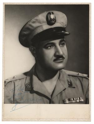 Lot #364 Gamal Abdel Nasser Signed Photograph - Image 1