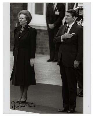 Lot #407 Margaret Thatcher Signed Photograph