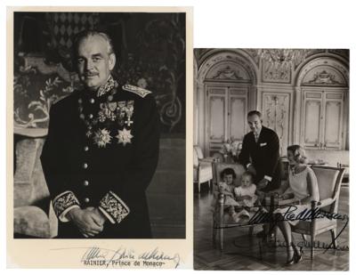Lot #386 Princess Grace and Prince Rainier (2) Signed Photographs - Image 1
