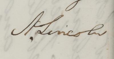 Lot #4 Abraham Lincoln Autograph Endorsement Signed - Image 3