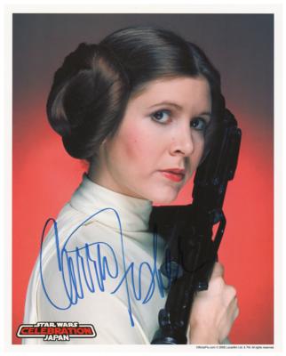 Lot #959 Star Wars: Carrie Fisher Signed