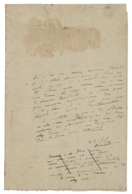 Lot #310 Alexander von Humboldt Autograph Letter Signed - Image 1