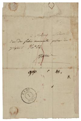Lot #310 Alexander von Humboldt Autograph Letter Signed - Image 2