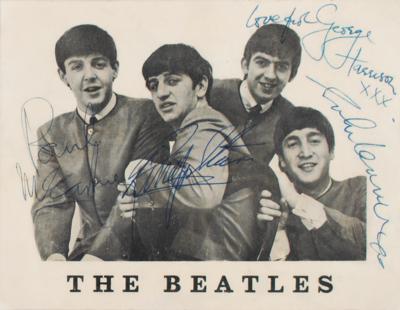 Lot #713 Beatles Signed Fan Club Promo Card - Image 3