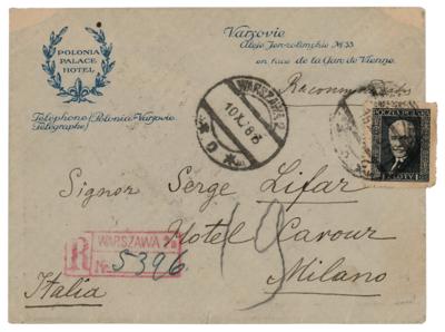 Lot #914 Sergei Diaghilev Hand-Addressed Mailing Envelope - Image 1