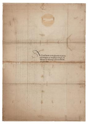 Lot #168 Queen Mary I Letter Signed - Image 2