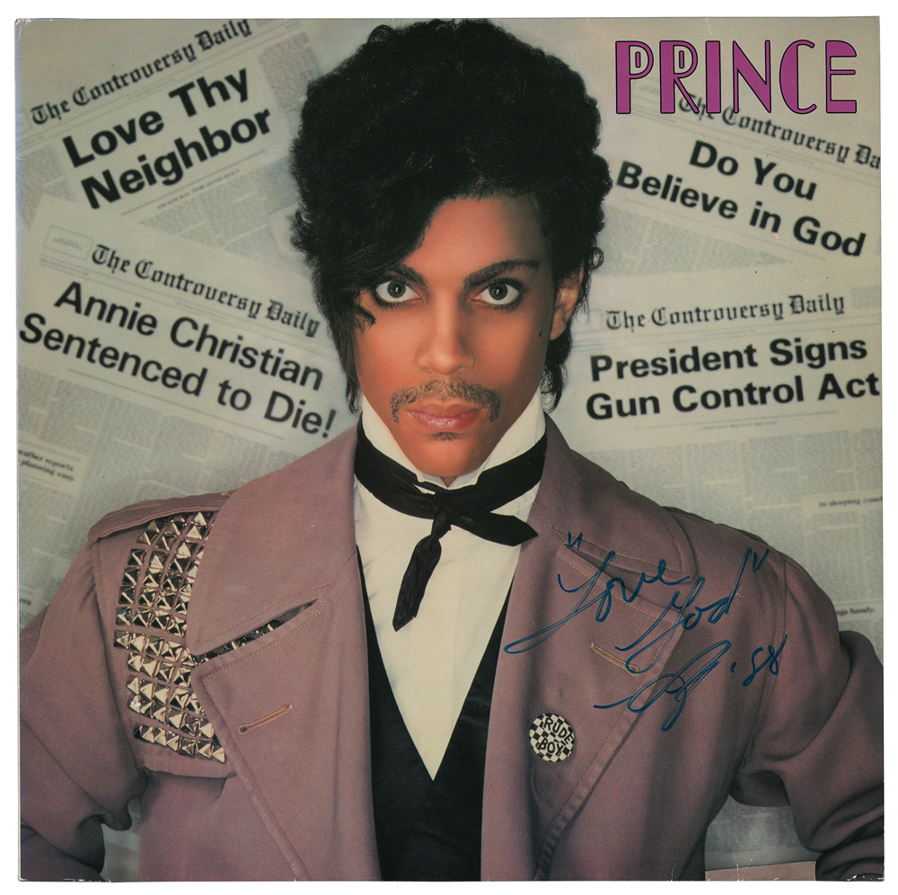 Lot #740 Prince Signed Album